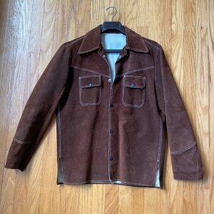 Men's Brown Suede Jacket